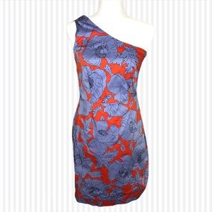 3/$30 J.Crew One Shoulder Floral Print Dress